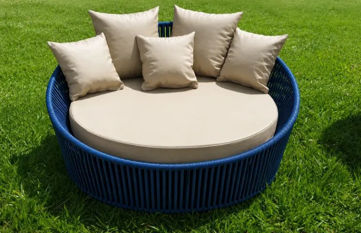 Chaise em corda náutica 