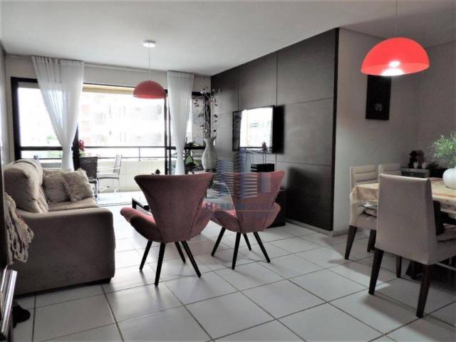 Apartamento com 4 dormitórios à venda, 133 m² por R$ 750.000 - Jatiúca - Maceió/AL