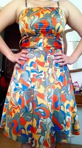 Vestido de cetim