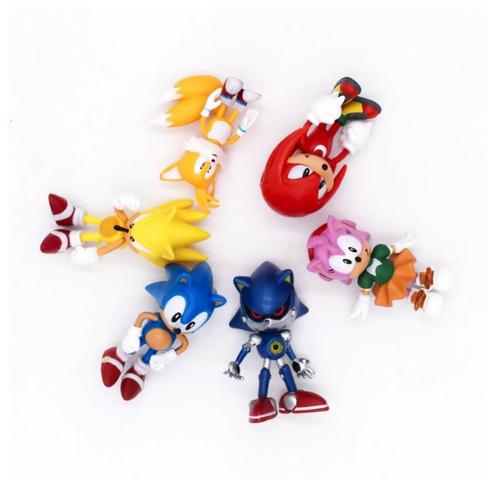 6 Miniaturas Sonic The Hedgehog/ Werehog Tails Mega Drive - Foto 4