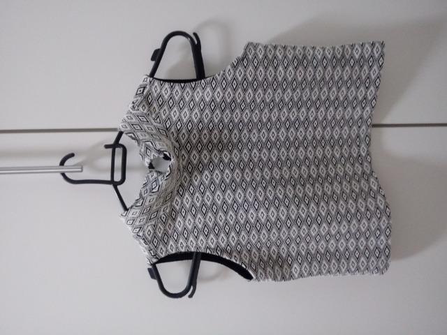 Top Kropped estampa étnica
