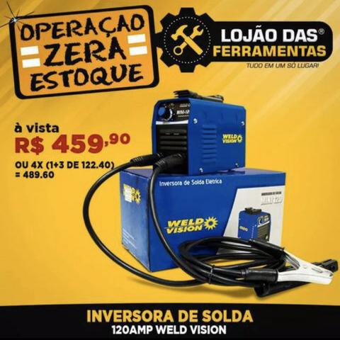 Inversora de solda mini 120 Weld Vision