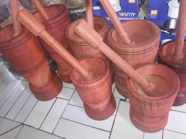 PILÃO de madeira todos os tamanhos aparti