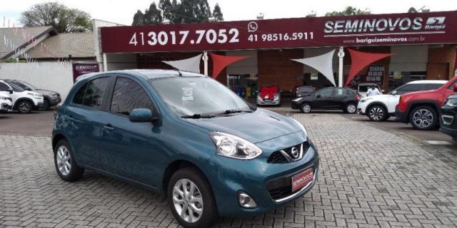 NISSAN MARCH SV 1.6 16V FLEXSTART Azul 2014/2015