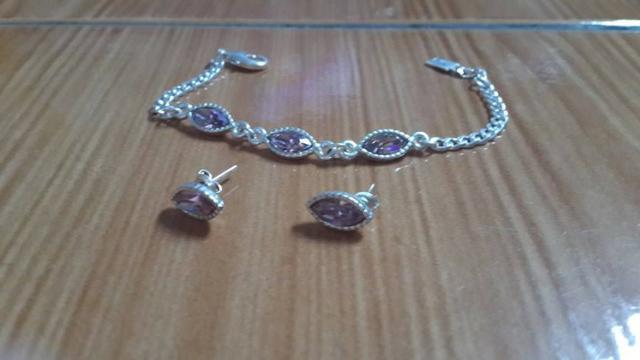 Kit pulseira e brinco