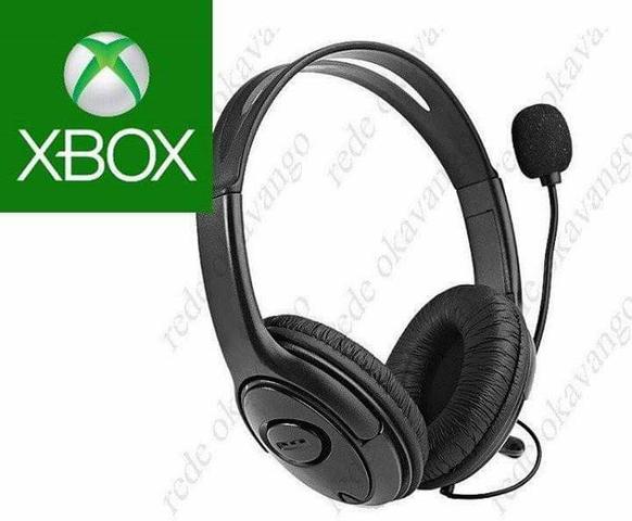 Fone Headset Com Microfone E Controle De Volume P/ Xbox 360