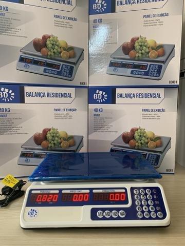 Balança Eletrônica Digital 40kg Visor Duplo Alta Precisão Completa (NOVA) ACEITA CARTÃO - Foto 6