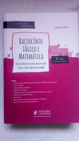 Livro Raciocínio Lógico e Matemático