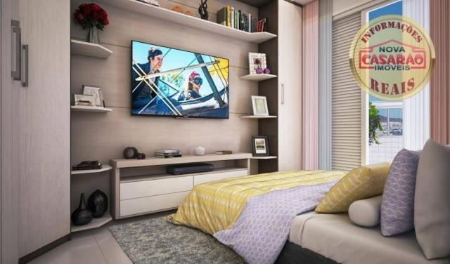 Apartamento com 2 dormitórios à venda, 70 m² por R$ 220.000,00 - Caiçara - Praia Grande/SP - Foto 4