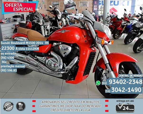 Suzuki vermelho boulevard m1500 2014 R$22398 11412km