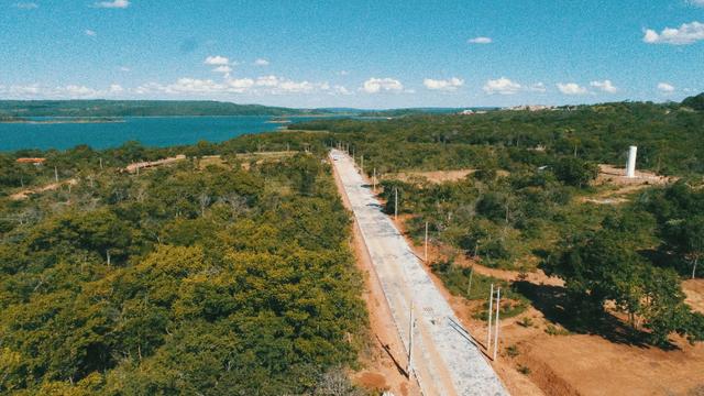 Lançamento todo pavimentado e com area de lazer.a beira do lago corumbá 4 - Foto 4