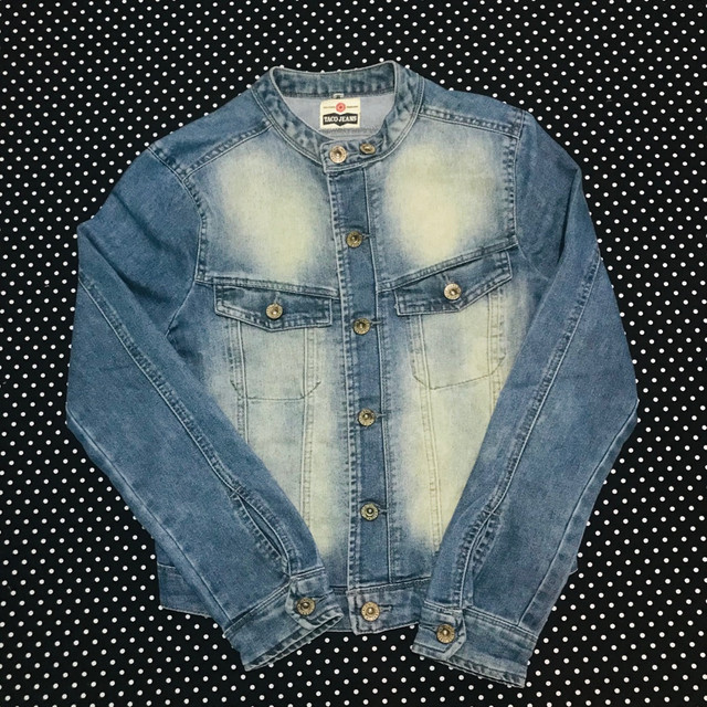 jaqueta jeans feminina taco