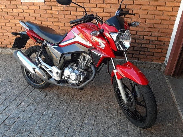 HONDA FAN 160 VERMELHA PERFEITA