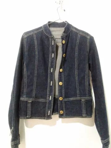Jaqueta jeans escuro da Zara 