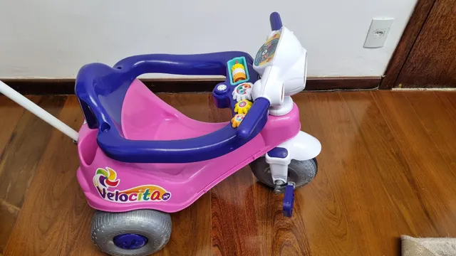 Motinha Infantil Rosa e Amarelo, Item Infantil Triciclo Usado 90980817