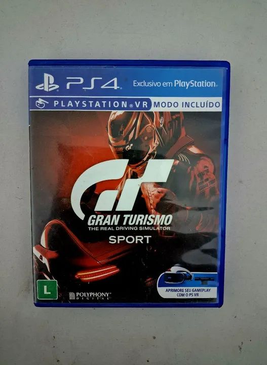 Promoção Jogo PS4 Gran Turismo Sport Midia Fisica( ACEITO CREDISHOP)