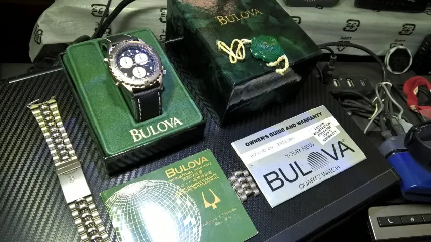 Relógio Bulova Cronógrafo Colecionador Estado de zero na caixa e documentação originais