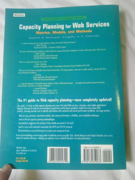 Promoção! Livro Capacity Planning for Web Services - Metrics, Models, and Methods - Foto 2