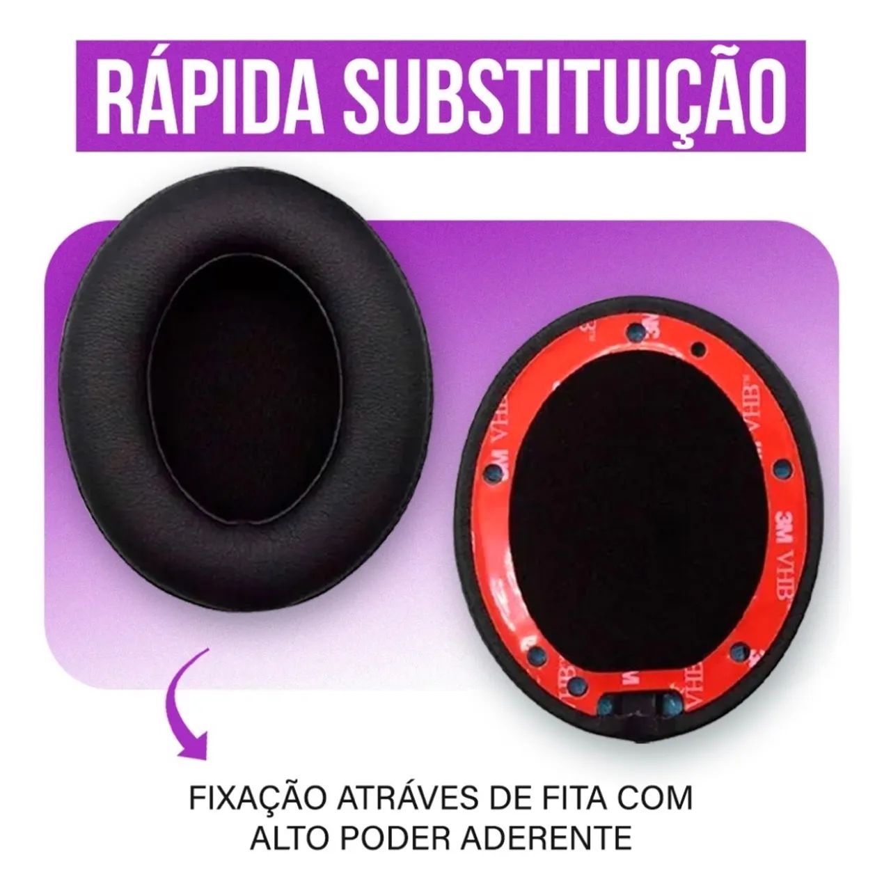 Espuma almofada fone Beats Solo e Studio 2 e 3. - Foto 4