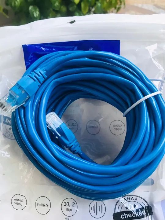 Cabo de Rede LAN Internet/Ethernet Novo (1,5m /2m /5m /10m /15m) Garantia