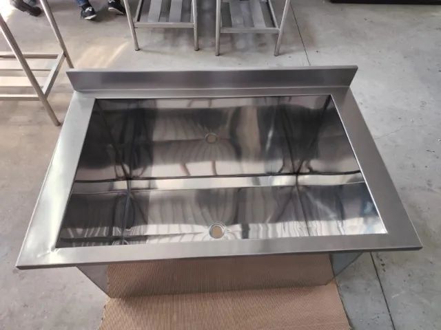 Tanque Pra Chumbar - Retangular - Aço Inox