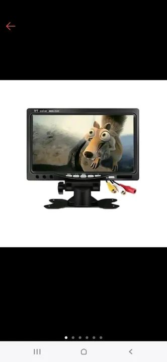 Monitor TFT 7 polegadas para Câmera de Ré - Foto 3