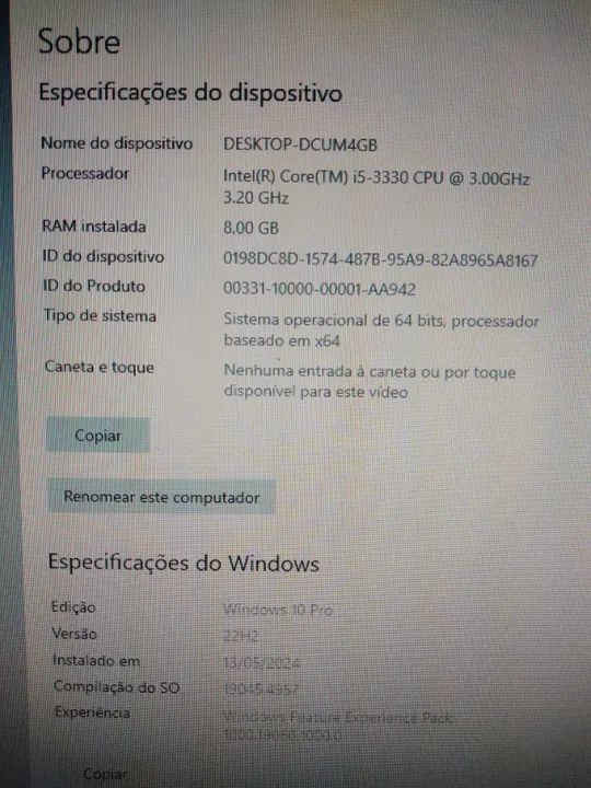 Computador - Ideal para Estudo e Escritório