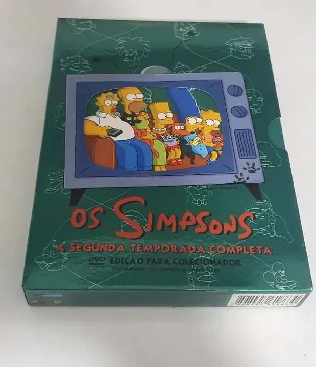 Item para colecionadores!! DVD's dos Simpsons - 2ª Temporada - DVD