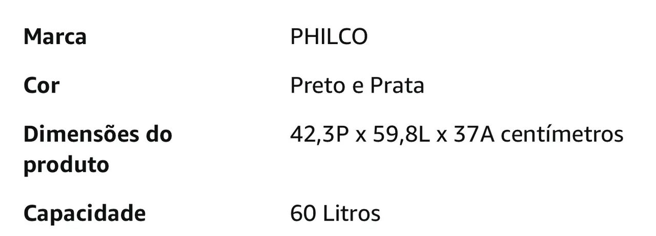 Forno Philco 60 litros - Foto 4