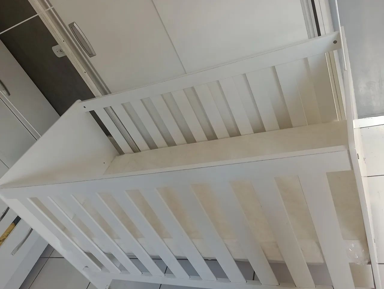 Berço de Bebê Branco - Foto 2