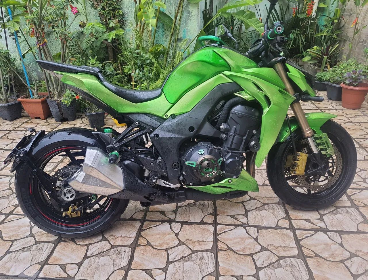 Kawasaki z1000 2015- doc ok - 48 000km - leilao - Foto 11