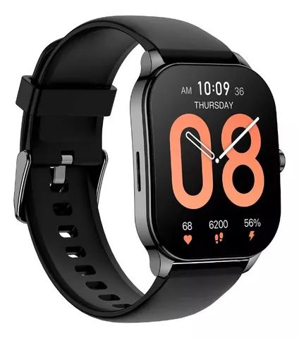 Relógio Smartwatch Amazfit Pop 3s Amoled E Monitor Cardíaco Caixa Preto Pulseira Preto  - Foto 2