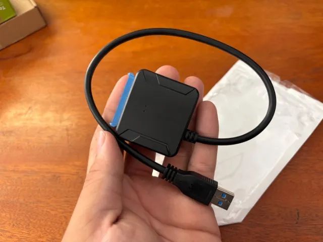 Adaptador SATA para USB (Leitor de HD/SSD)