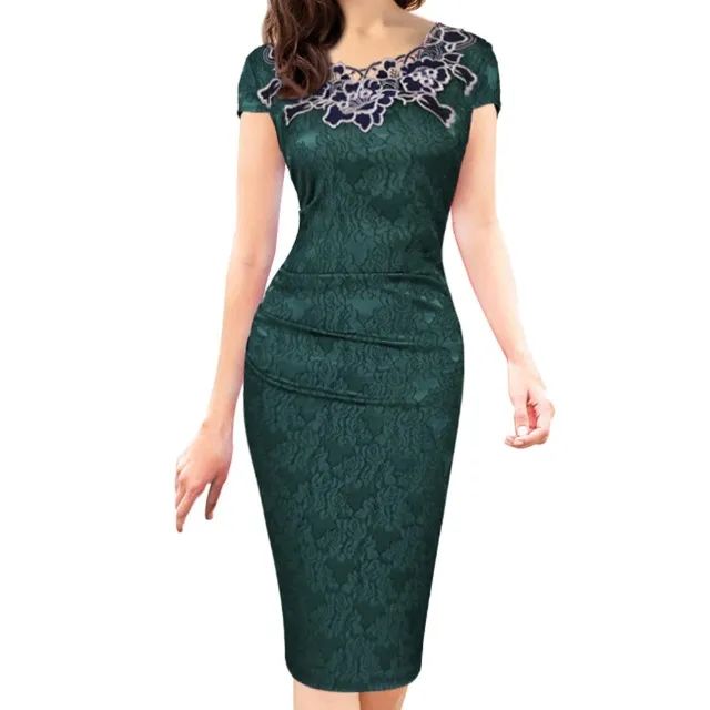 Vestido Midi Drapeado Detalhe Bordado - Foto 4