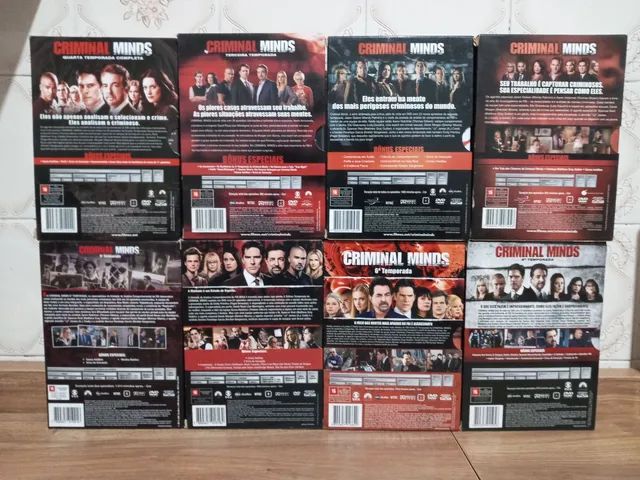 Dvd Coleção Criminal Minds 1° a 8° Temporada (Legendado) - Original - Foto 4