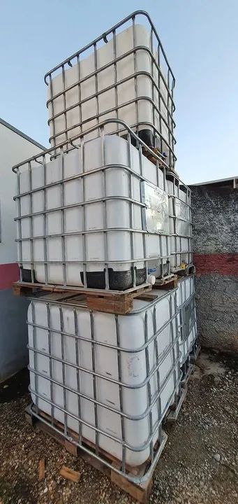 Tanque Reservatório Ibc Cisterna Container Bombona 1000 Litros - Preço por Unidade - Foto 2