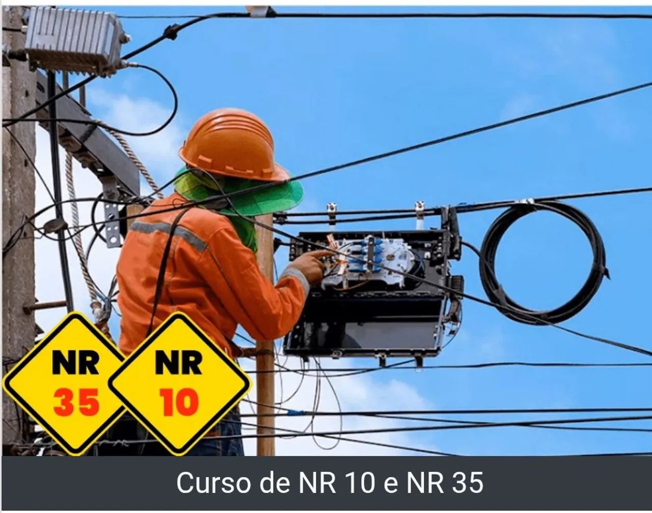 Curso NR 10 e NR 35 - online e presencial