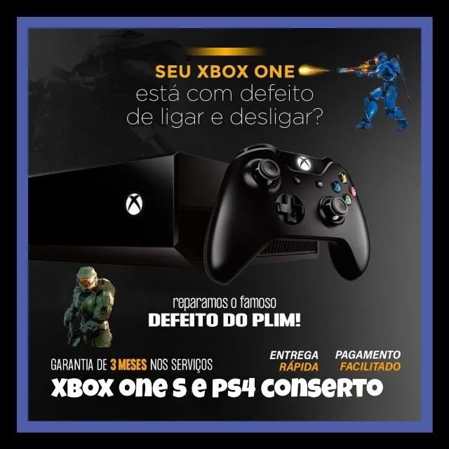 Xbox one S manutenção e acessórios