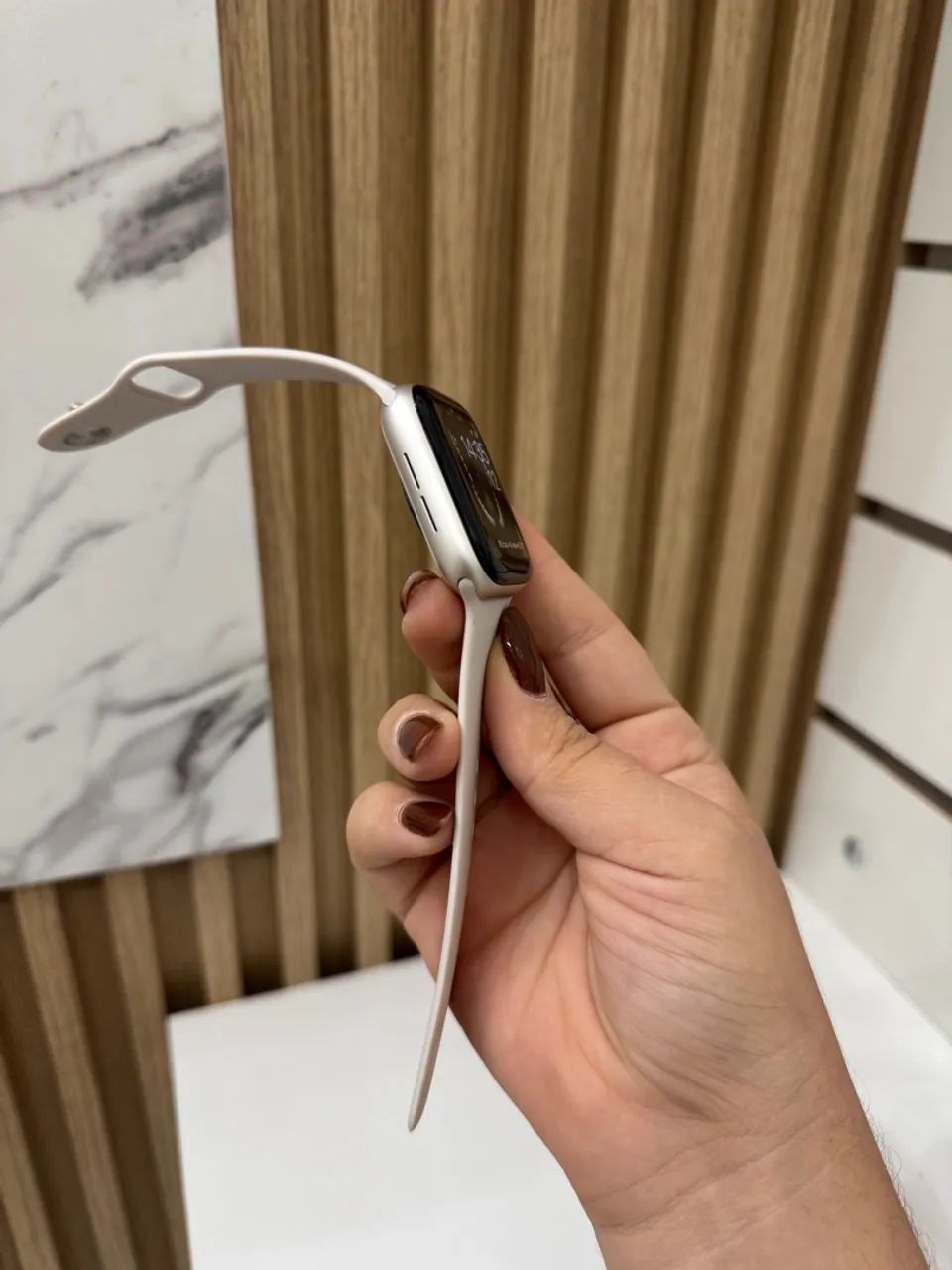 Apple Watch SE 2 44mm Starlight na garantia  - Foto 5
