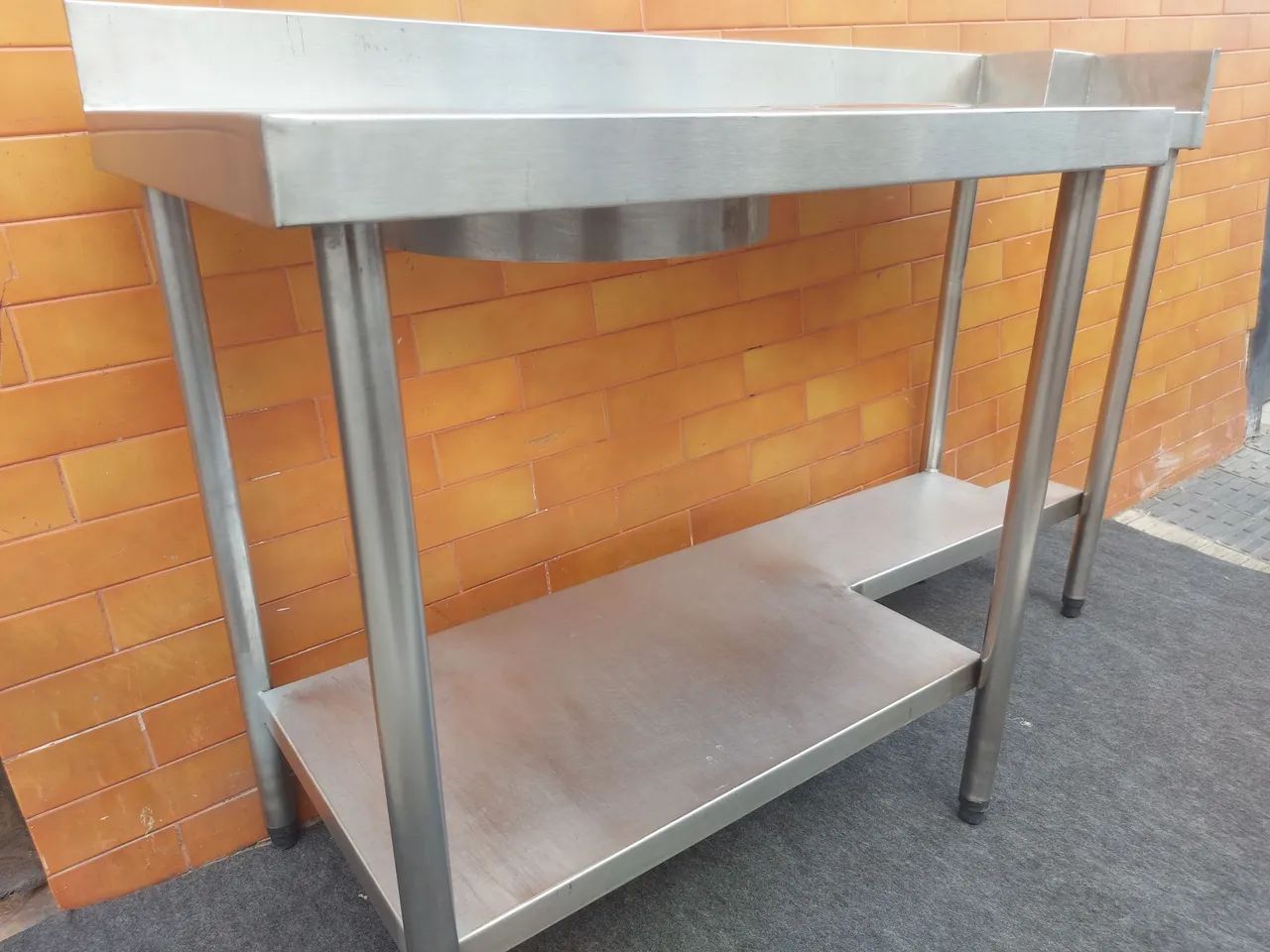Mesa de aço inox para restaurante - Foto 5