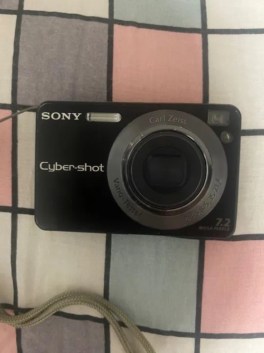 Câmera Sony CyberShot DSC-W125 - sem bateria para teste - Foto 2