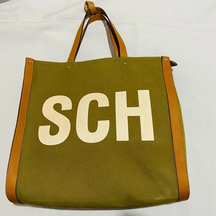 Bolsa SCHUTZ Verde Militar - Nova! (Grande)