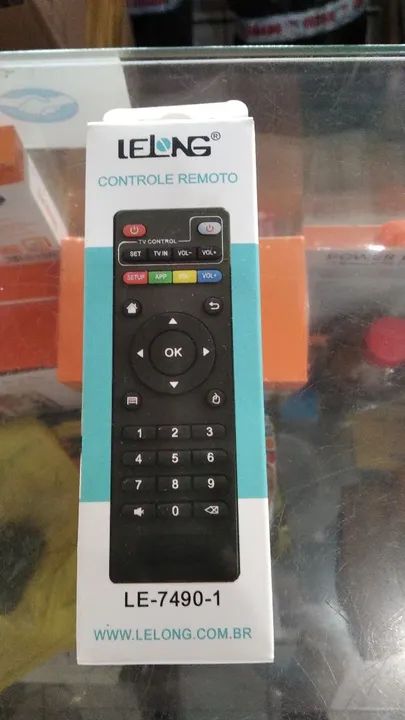 Controle Remoto Compatível com TV Box - Unidade 