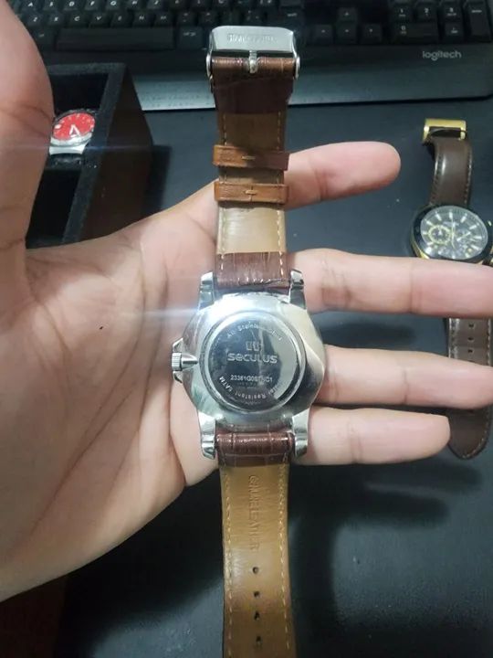 Relógio Seculus Masculino - Foto 3