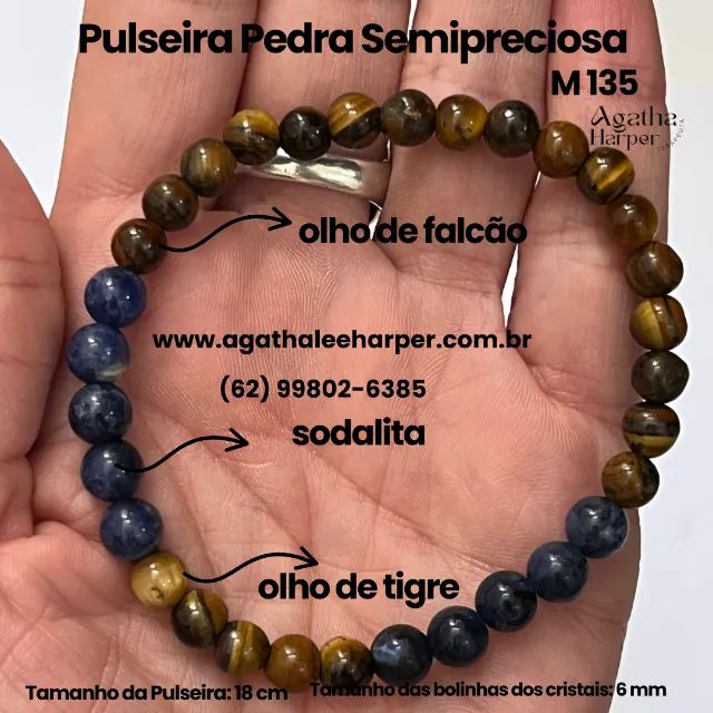 Pulseira Pedra Semipreciosa - Foto 4