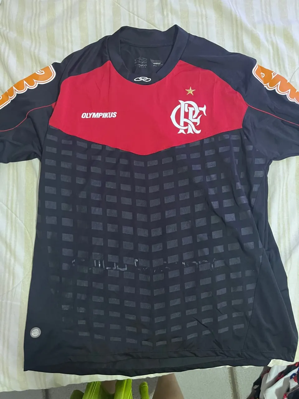 Camisa Goleiro Flamengo Olympikus - Tamanho M - Felipe #1