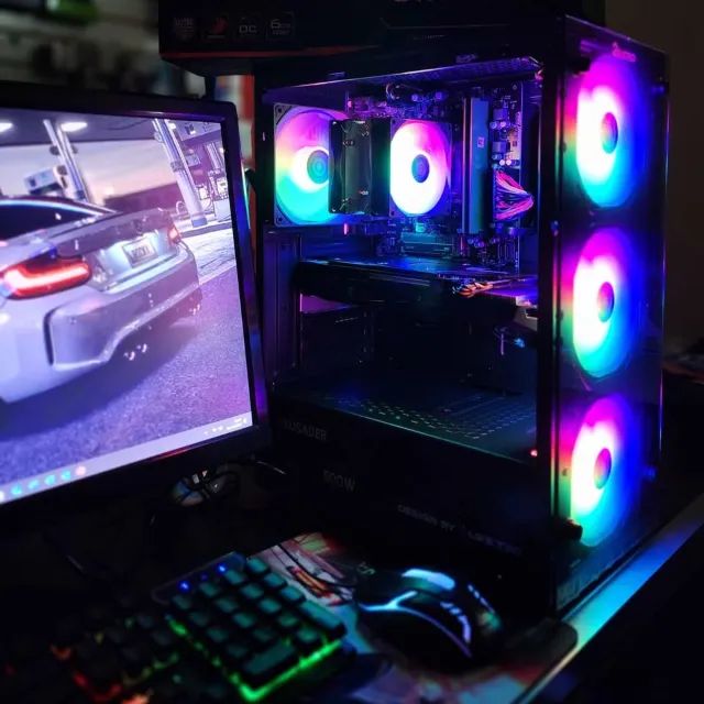 PC GAMER RYZEN 5 + MONITOR TECLADO E MOUSE - Foto 5