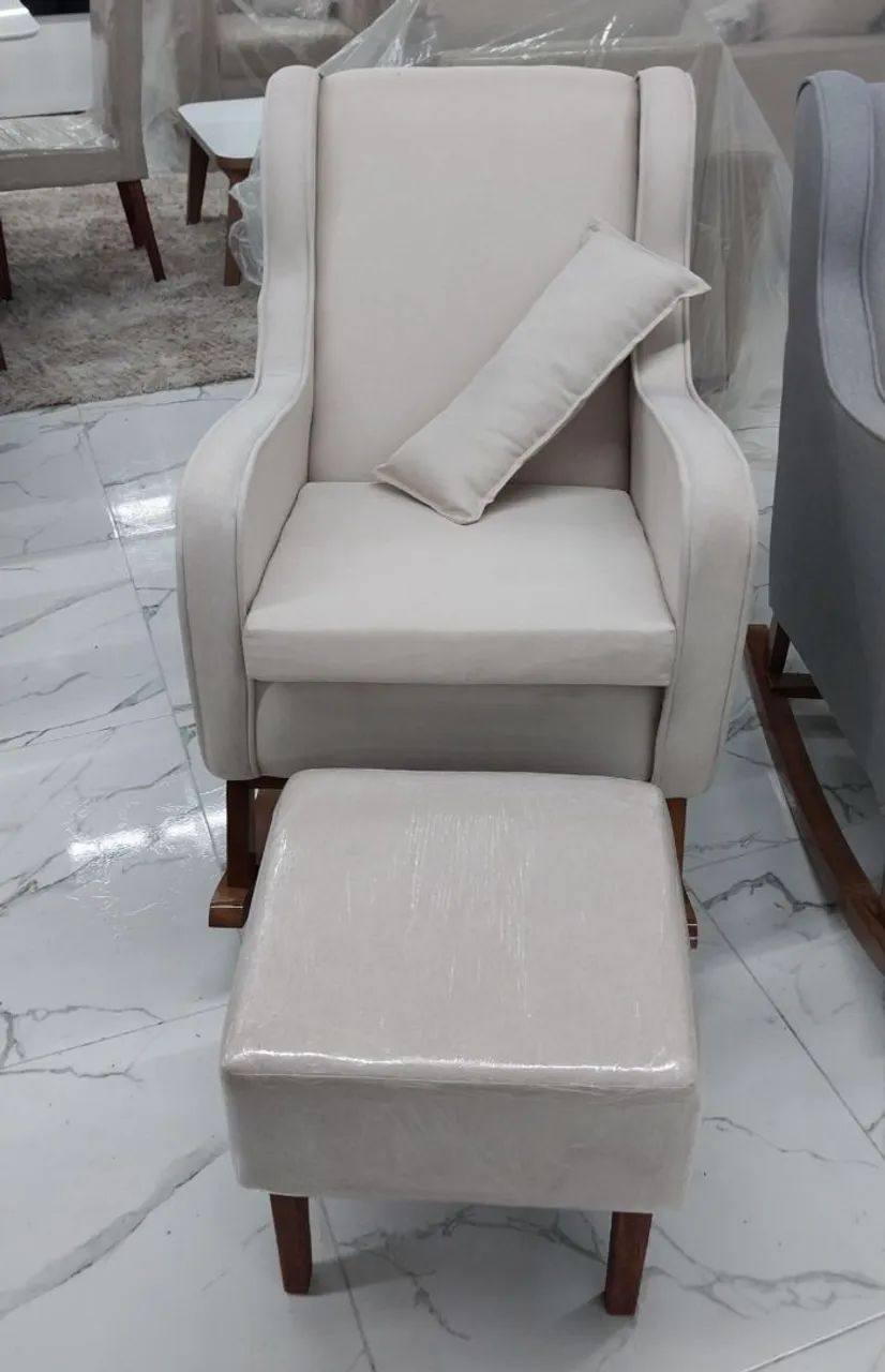 Poltrona de Balanço Confortável e Elegante E.n.t.r.e.g.a G.r.a.t.i.s - Foto 3