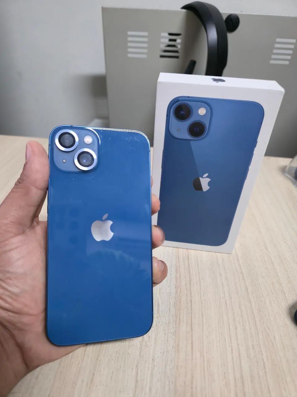 Iphone 13 256GB Azul com Nota em até 12x - Celulares e Smartphones