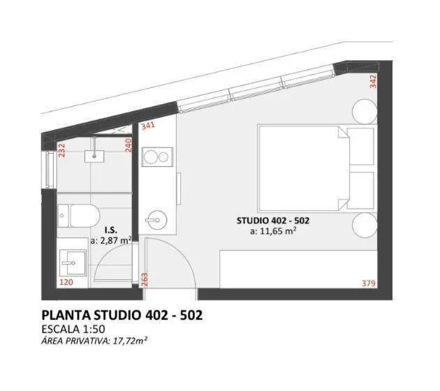 STUDIO NO BATEL, ENTREGA EM SETEMBRO/2026. PARCELAMENTO DIRETO COM A CONSTRUTORA. ÓTIMO IN - Foto 3